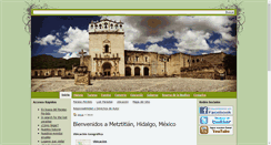 Desktop Screenshot of metztitlan.com.mx