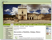Tablet Screenshot of metztitlan.com.mx